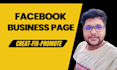 creat facebook business page