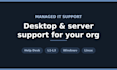 provide technical support for your organization