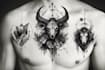 create unique custom geometric tattoo design