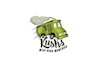 make surprising modern food truck logo