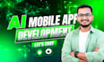 do mobile app development ios app android using flutter as ai software developer