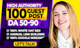 write and publish high da guest posts with dofollow seo backlinks