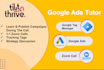 be your google ads PPC adwords campaign manager and teach you