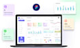 design a web app website dashboard UI UX design