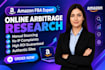 do amazon product research for online arbitrage