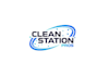 make unique beautiful clean station pros logo