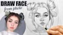 make your sketch fingure in pencil