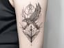 create minimal line art tattoo