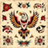 create any design in flash traditional tattoo style