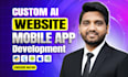 build ai website, ai mobile app, full stack website development