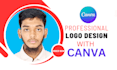design your business logo on canva