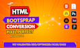 convert PSD to HTML, xd to html, figma to HTML, sketch ,pdf