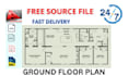 design architectural  2d house plan