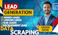 scrape recruitment leads,indeed jobs post,company info, emails