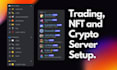 build your custom crypto, nft or trading discord server