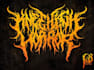 sketch an old school black metal logo
