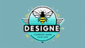 do honey bee logo design for you