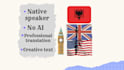 translate, write texts from english to albanian and vice verca