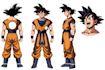 create a character model sheet in anime style