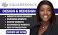 build squarespace website design website redesign squarespace business website