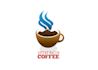 create playful coffee logo design