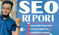 provide an advanced manual SEO audit report for your site