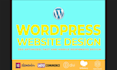e commerce wordpress website, wordpress website design, develop wordpress blog