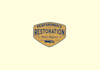 design simple old school paint less dent repair logo