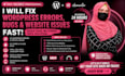 fix wordpress errors, bugs, and website issues fast