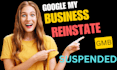 fix your suspended google my business