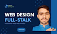 fix CSS HTML javascript php full stalk web design build attractive website