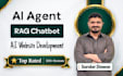 develop ai website, ai chatbot, rag agent and ai saas application