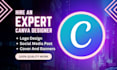 be your expert canva designer, social media post design