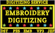 do embroidery digitizing, logo digitize image for embroidery patch design in dst