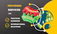 write content on political sciences and international relations