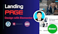create landing page design wordpress with elementor