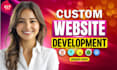 do website development as full stack developer, react js php laravel developer