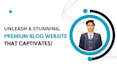 develop a responsive and modern wordpress automated blog website