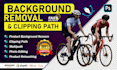 remove the background or objects using a clipping path, making it transparent