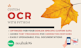 build a custom python ocr API for PDF invoices and documents