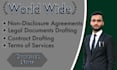 draft legal contracts, legal agreements and legal documents