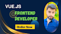 build, rebuild frontend web development as vue js developer