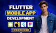 develop a mobile app using flutter,app creation,figma to flutter,firebase or api
