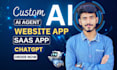 develop ai app, ai saas, ai website and ai bots