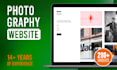 create a premium photography website