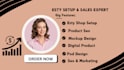etsy digital products design, etsy shop setup, canva ebook planner design, SEO