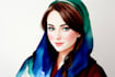 paint a portrait in watercolor