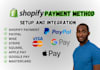 setup shopify payment gateway with US shopify llc ein for non us resident