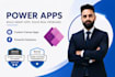 build powerapps and power automate workflows