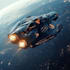 draw a spaceship or vehicle design